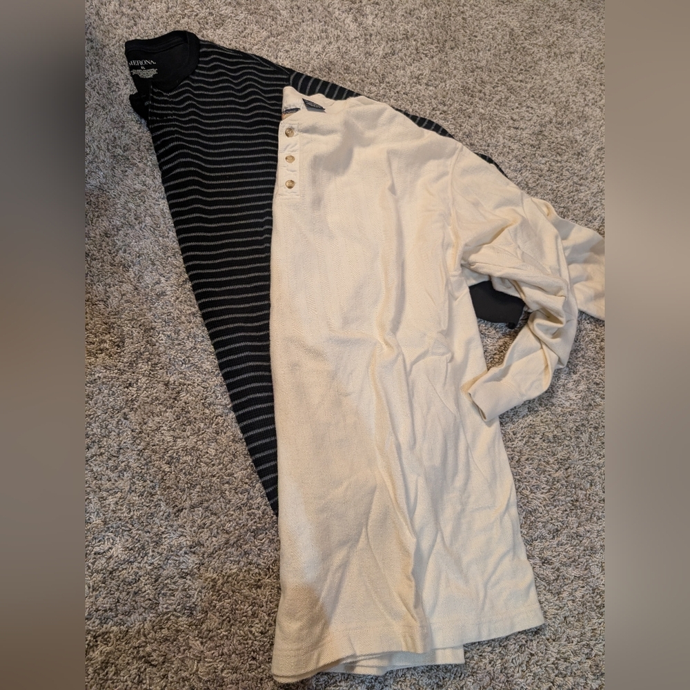 Mens Comfy Henleys